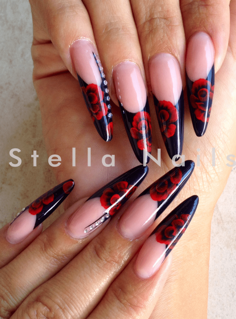 Embrace the Dark: Black Nail Designs  That Ooze Style