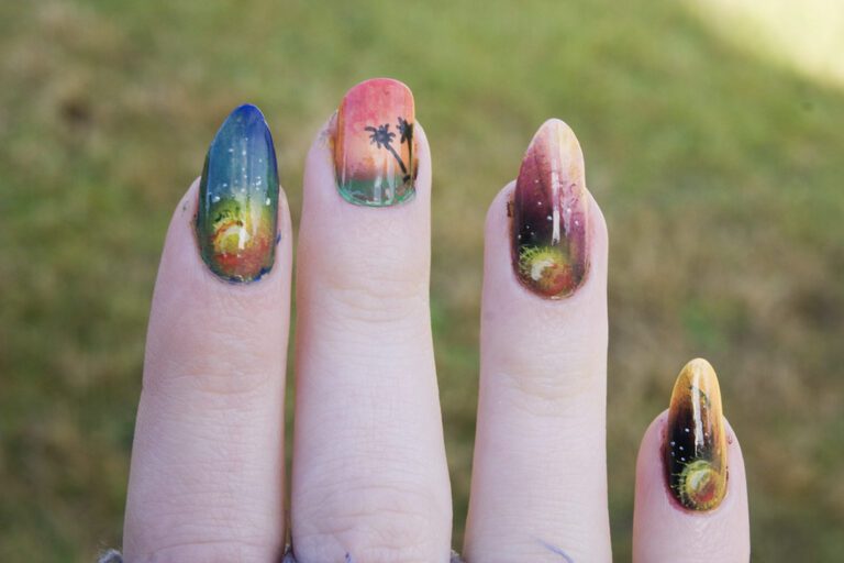 Tropical Nail Designs: Fun and Colorful Vacation-Inspired Manicure